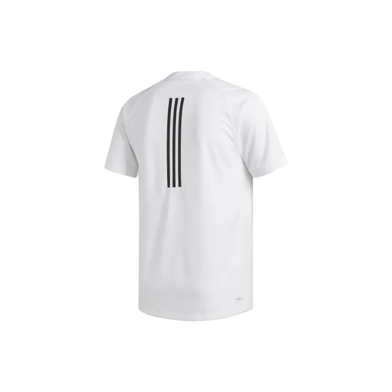 Adidas T Shirts Men White-1
