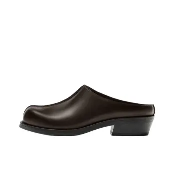 NANUSHKA x ZARA Abrasion Resistant Wrap toe Slippers Men's Brown