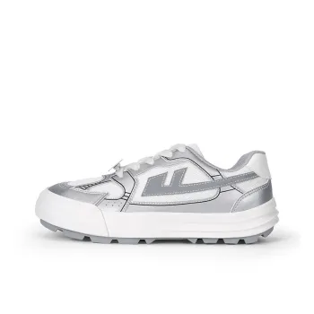 Warrior Divine Power Anti Slip And Wear Resistant Low Top Casual Shoes Unisex Silver/White