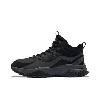 Erke Warm Sun 2 Anti Slip Wear Resistant High Top Outdoor Shoes Men's Jet Black Carbon Gray
