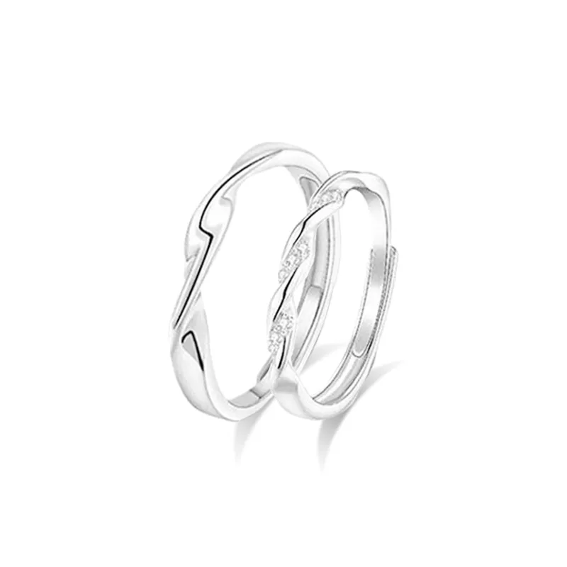 D.K.X S999 Fine Silver Rings Unisex-0