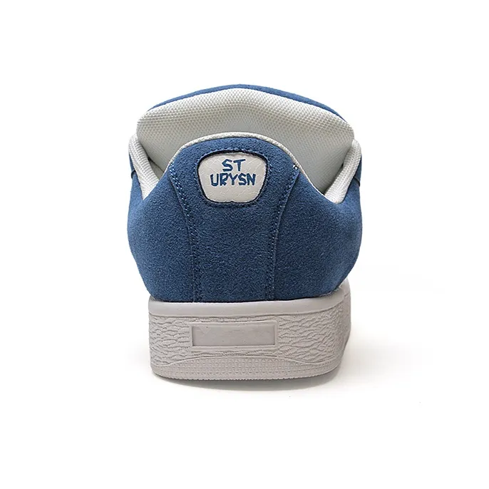 STUR YSN Wear resistant And Lightweight Low Top Skateboard Shoes Women's Blue-4