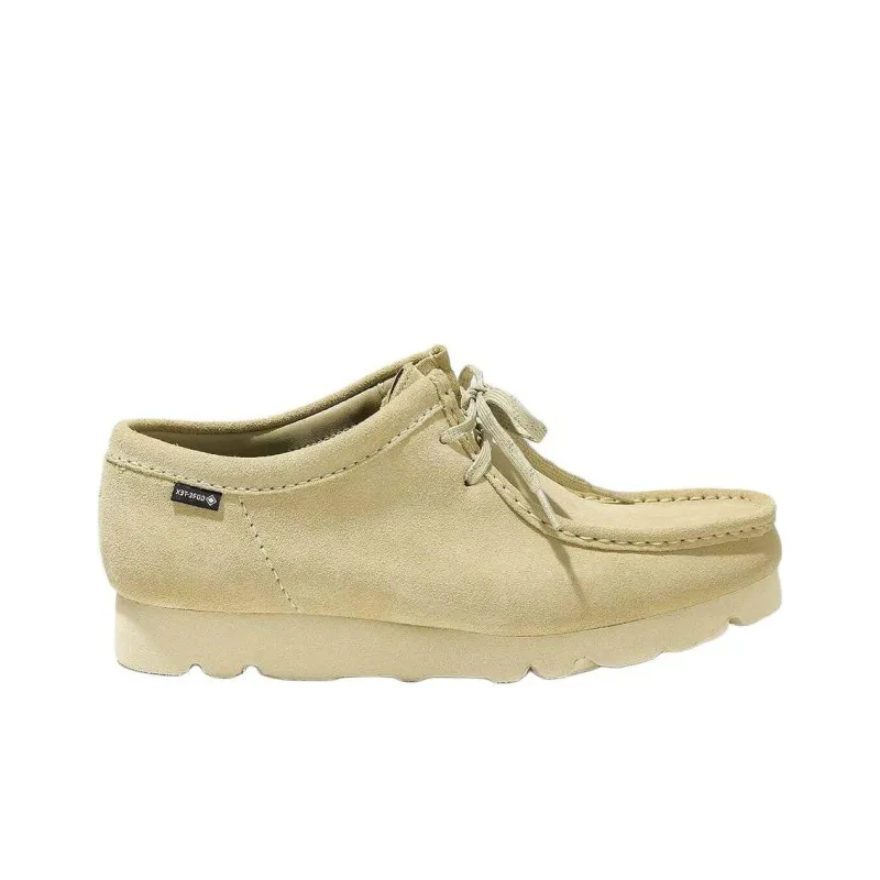 Clarks Wallabee Casual Shoes Men's Beige-1