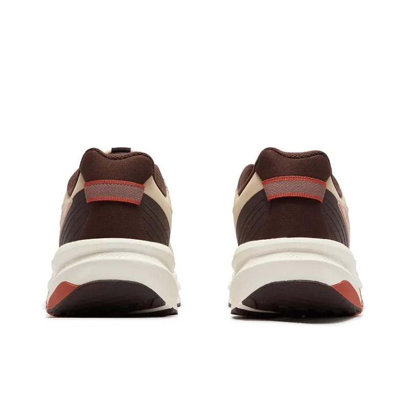 361° Slip Resistant, Abrasion Resistant, Waterproof Low Top Casual Running Shoes Men's Brown White-3