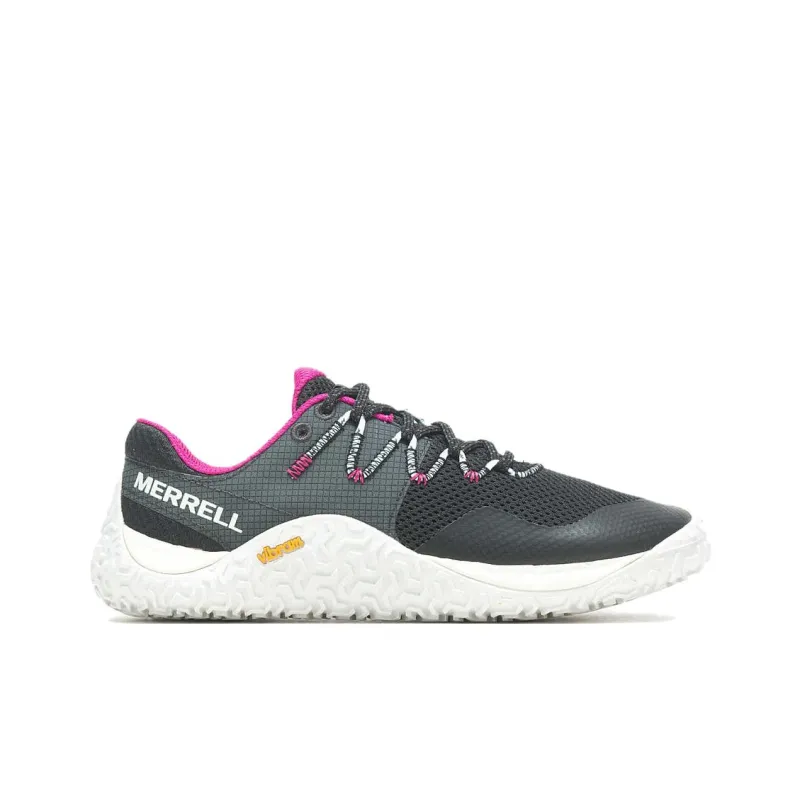 MERRELL Women's Trail Glove 7 'Black White Fuchsia' Women's-1