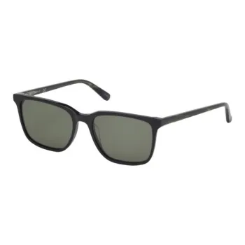 GANT Acetate Rectangular Sunglasses Men's Black