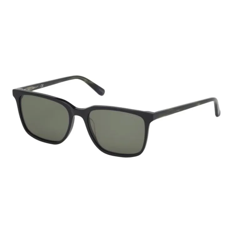 GANT Acetate Rectangular Sunglasses Men's Black-0