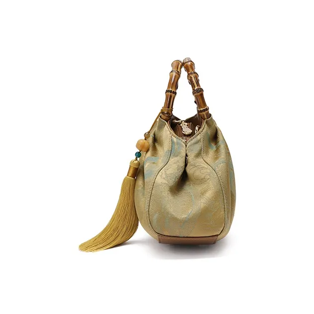 Ancient Yi Xi Handbags Cinnamon Light Brown-3