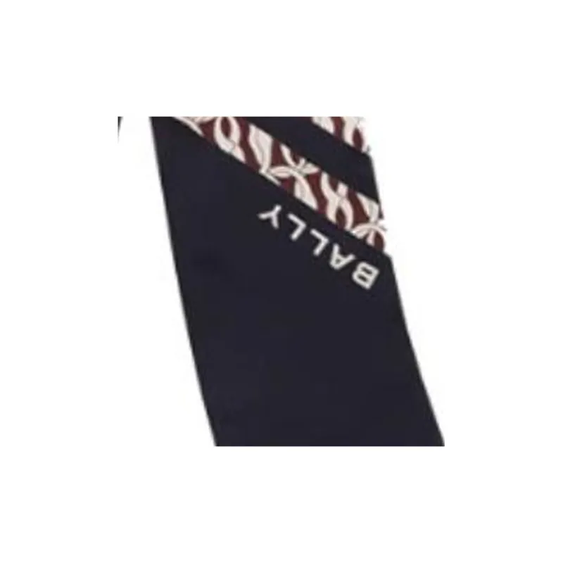 BALLY Mulberry Silk Scarves Women's Blue-2