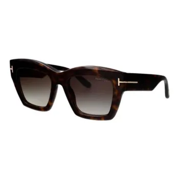TOM FORD Luna Square Frame Sunglasses