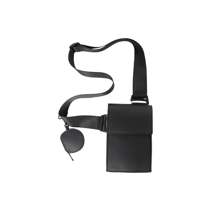 DALO PU Shoulder Bag Crossbody Bag Unisex Black/Brown-0