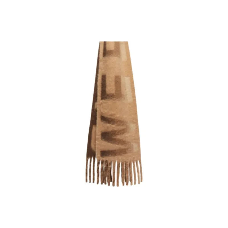 WEEKEND MaxMara Esendra Patterned Fringed Scarf-1