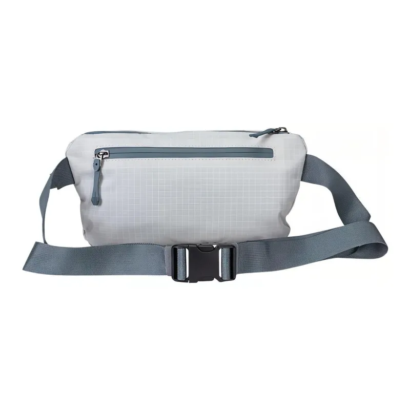 Anta Variety Training Collection Recycled Nylon Fanny Pack Regular Unisex Light Asphalt Gray-2
