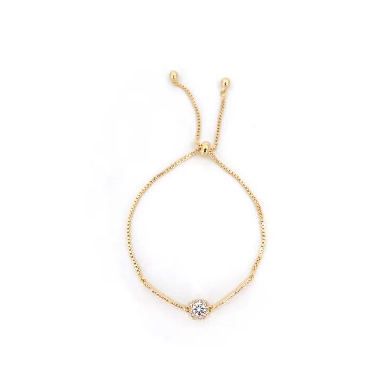 PINK U Alloy Bracelets Women's Gold-0