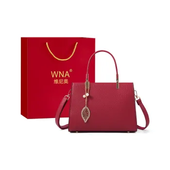 Vigno Synthetic Leather Shoulder Bag Crossbody Bag Handbag Regular Women's Red