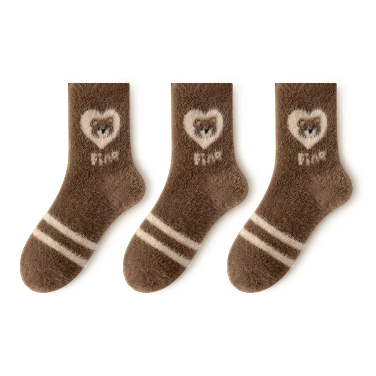 MIIOW Mid Calf Socks Women's Combo Set-15