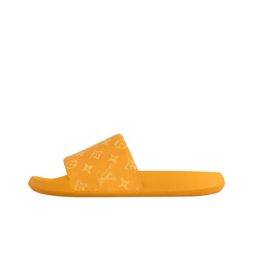 LOUIS VUITTON Waterfront Slide Slippers Men's Yellow