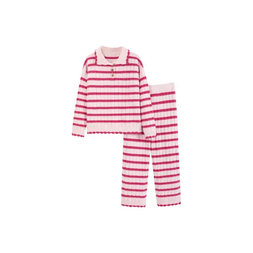 WANANNI Pajama Set Women's Rose Red