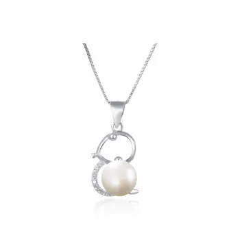 DFALLA S925 Silver/pearl Oyster Beads Necklaces Unisex