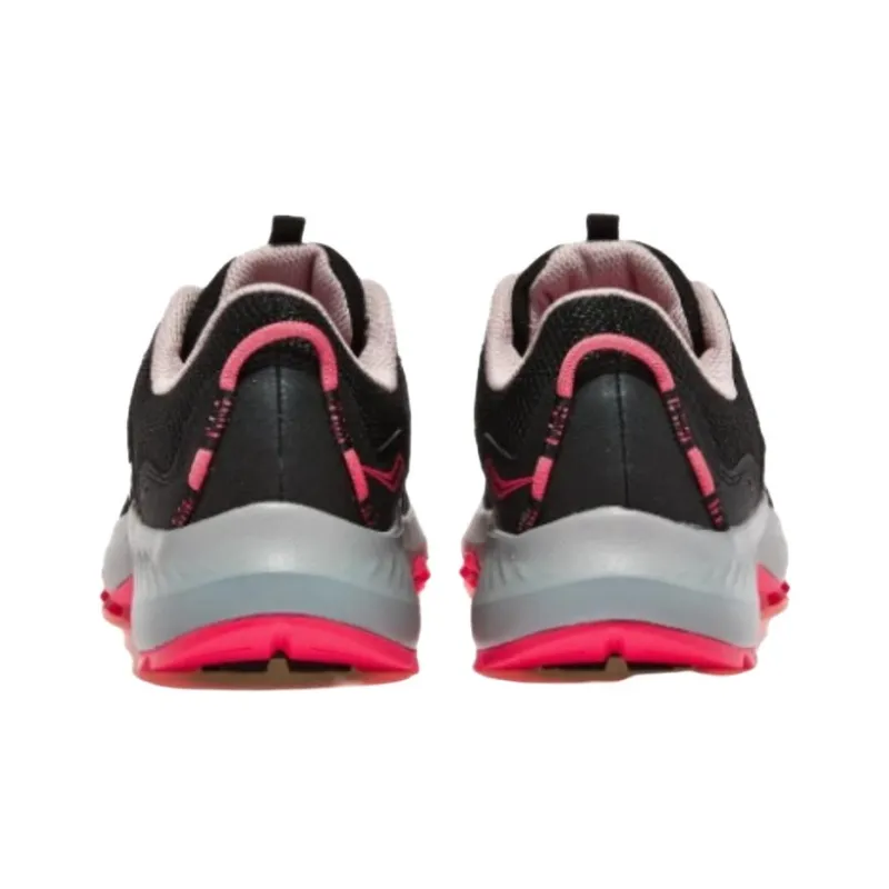 Saucony AURA TR Anti Slip Wear Resistant Low Top Casual Running Shoes Women's Black Gray Red-4