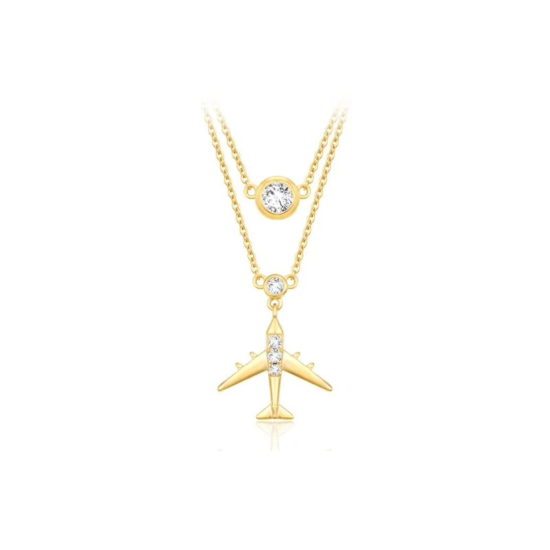 SIMPLE JOYS S925 Silver Necklaces Women's Gold Gift Box Sets-0