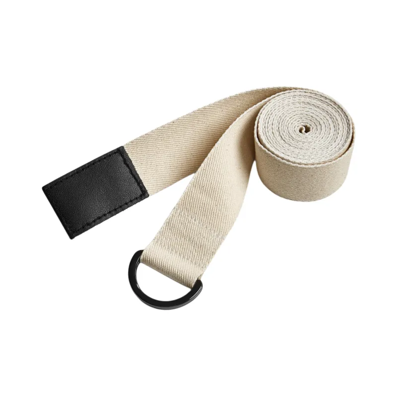 Adidas Cotton Sports Belts Unisex Beige 5CM-1