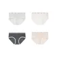 Light Heather Gray+Ecru+Classic Black+Coral Pink