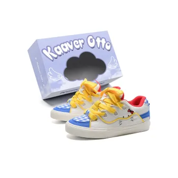 KAAVER OTTO Lightweight And Breathable Low Top Versatile Girlish Heart Cute Skateboard Shoes Women's