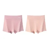 E Set-Ribbed Boxer-Cameo Brown+Light Pink (2 Pack)