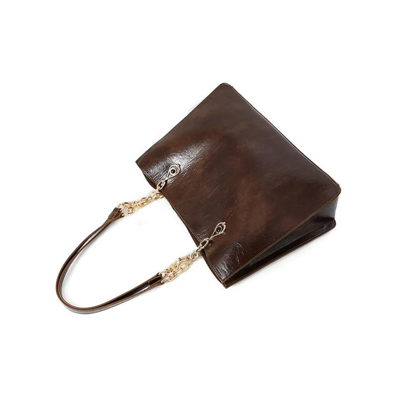 Vigno Synthetic Leather Handbag, Shoulder Bag Regular Women's Coconut Shell Brown/Black/Coffee/Maroon/Yellow Brown-3