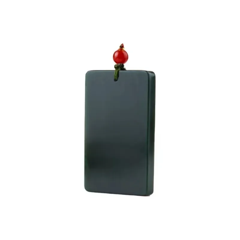 JUNWEN Hetian Jade Necklaces Green Jade Unisex-0
