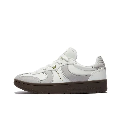 Palladium German Army Trainers Wear-Resistant Slip-Resistant Low-Top Skateboard Shoes Women's Gray