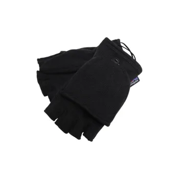 Patagonia Recycled Polyester Fleece Knit Gloves Unisex Black