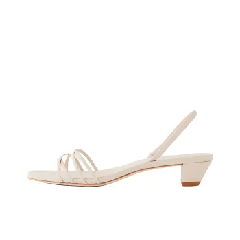 REFORMATION Wiley Strap Sandals 3cm Women's White