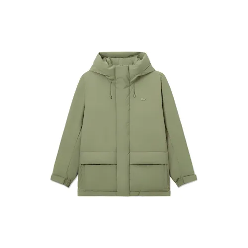 LACOSTE Down Jacket Men's Khaki Green