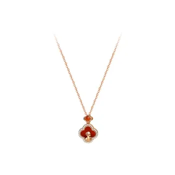 GLOIRE S925 Silver Necklaces Women's Elegant Minimalist Style Advanced Fashion Everyday Versatile Commute