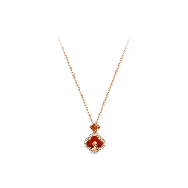 GLOIRE S925 Silver Necklaces Women's Elegant Minimalist Style Advanced Fashion Everyday Versatile Commute-0