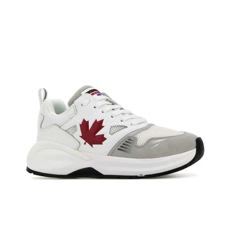 DSQUARED 2 X Dash Logo Emboosed Lace Up Sneakers Women's-2