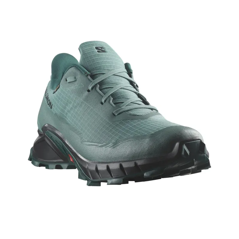 SALOMON ALPHACROSS 5 Anti Slip Wear Resistant Low Top Trail Running Shoes Men's Green-2
