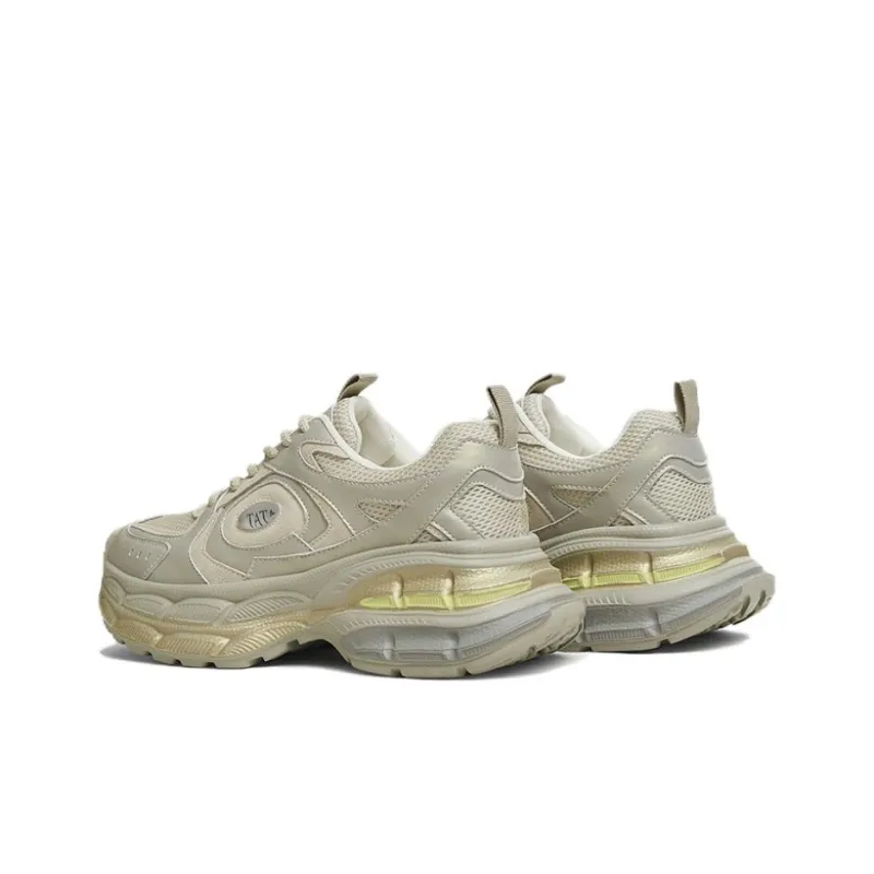 TATA Chunky Sneakers Women's Low Top Multicolor-6