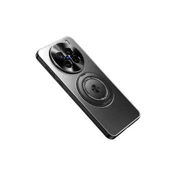 ZHUOJI Metal Light And Shadow Rotating Stand Case Compatible With VIVO X200Pro Mini/X200/VIVO X200Pro