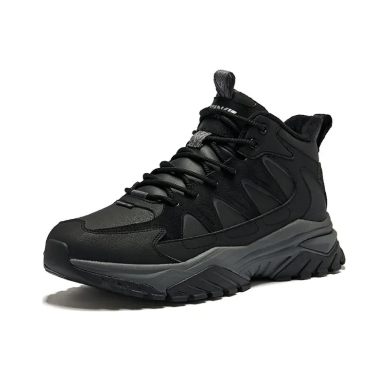 Erke Blaze 2 High Top Casual Shoes Men's Jet Black-2