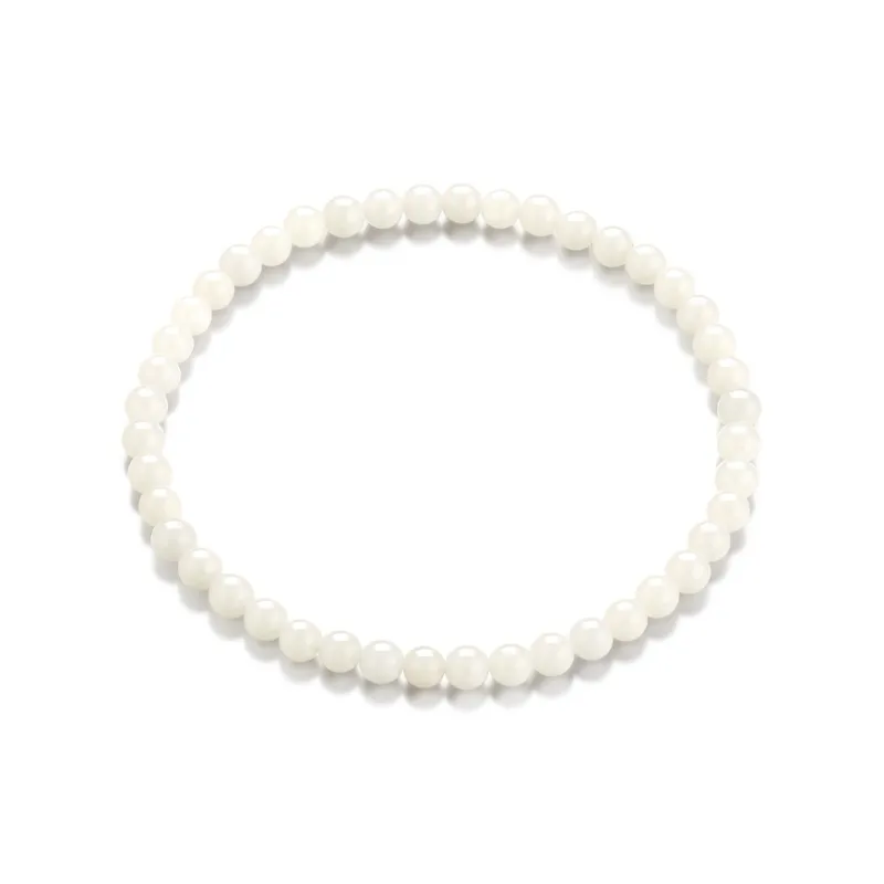 Mokinggran Hetian Jade Bracelets White Jade Women's-0