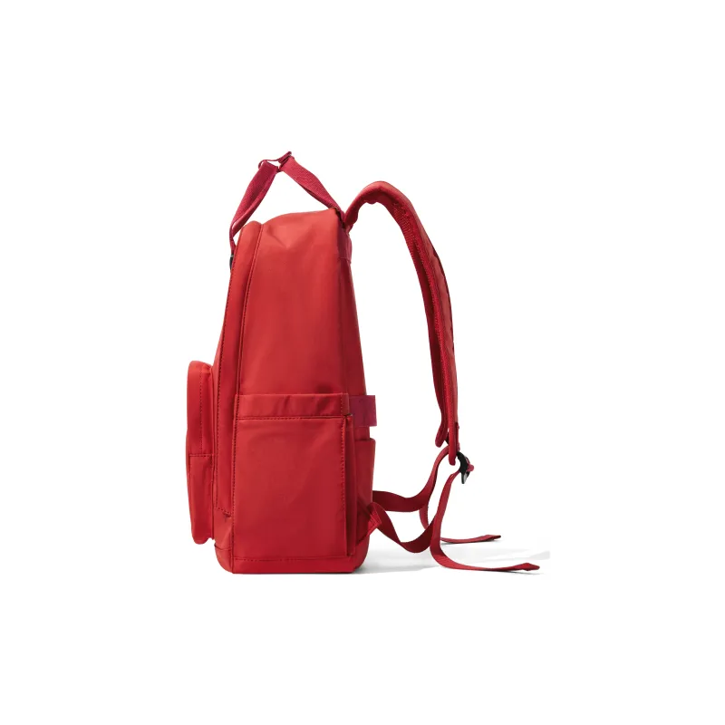 Kawasaki Fabric Backpack Unisex Red/Ecru/Black/Pink Purple-2