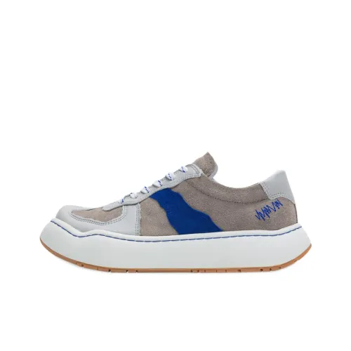 ADER ERROR Low Top Casual Shoes Men's Brown Blue