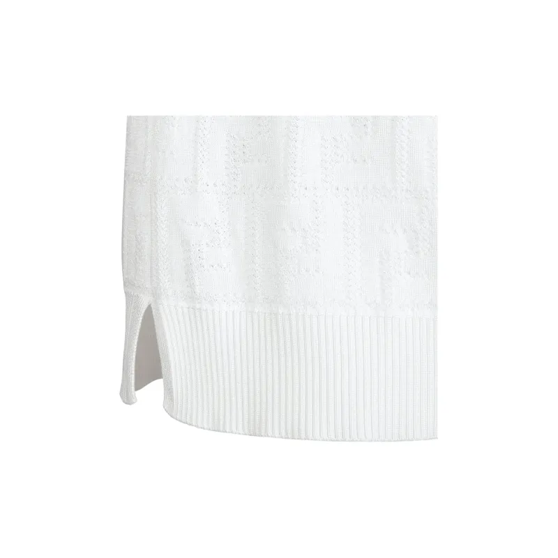 FENDI By Marc Jacobs Viscose And Cotton Sweater White-5