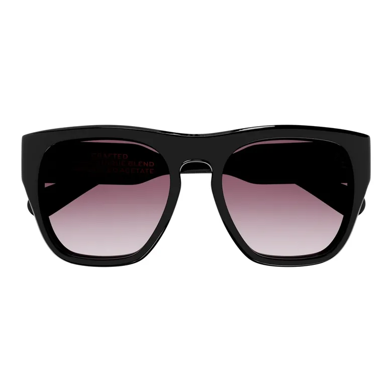 Chloe Acetate Square Sunglasses Women's Black-1