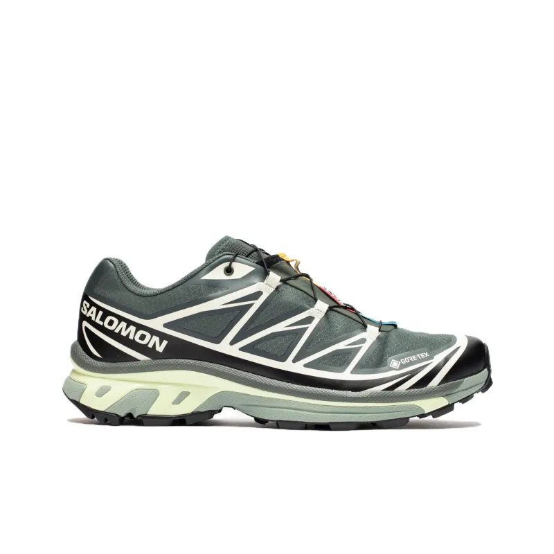 SALOMON XT 6 Gore Tex Black Lime Cream-1