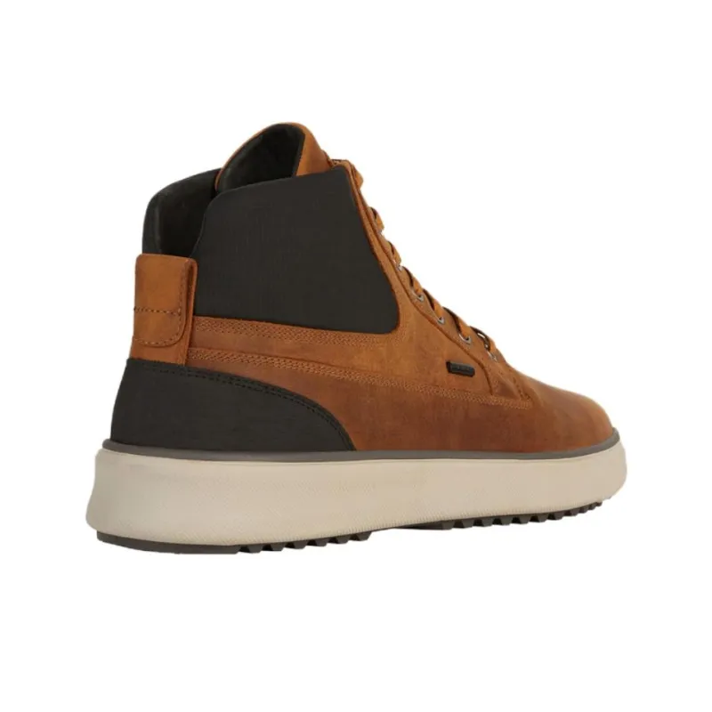 GEOX Cervino Ab Anti-Slip Wear-Resistant High-Top Casual Shoes Men's Brown-3