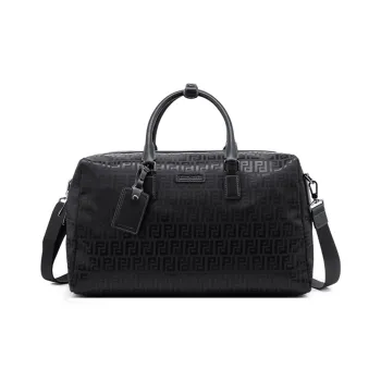 PIERRE CARDIN Fabric Business Luggage Bag Travel Bag Regular Men's Black